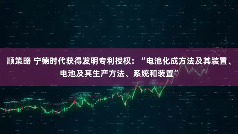 顺策略 宁德时代获得发明专利授权：“电池化成方法及其装置、电池及其生产方法、系统和装置”
